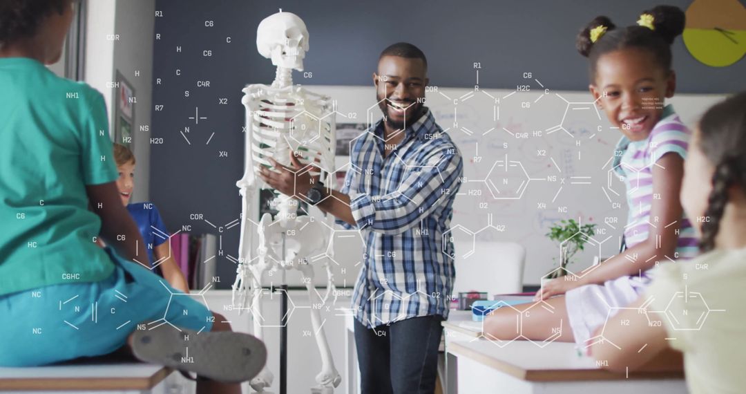 Diverse Classroom Learning Science with Engaged Teacher