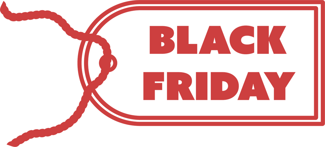 Black Friday Red Tag on Transparent Background for Sales and Promotions - Download Free Stock Images Pikwizard.com