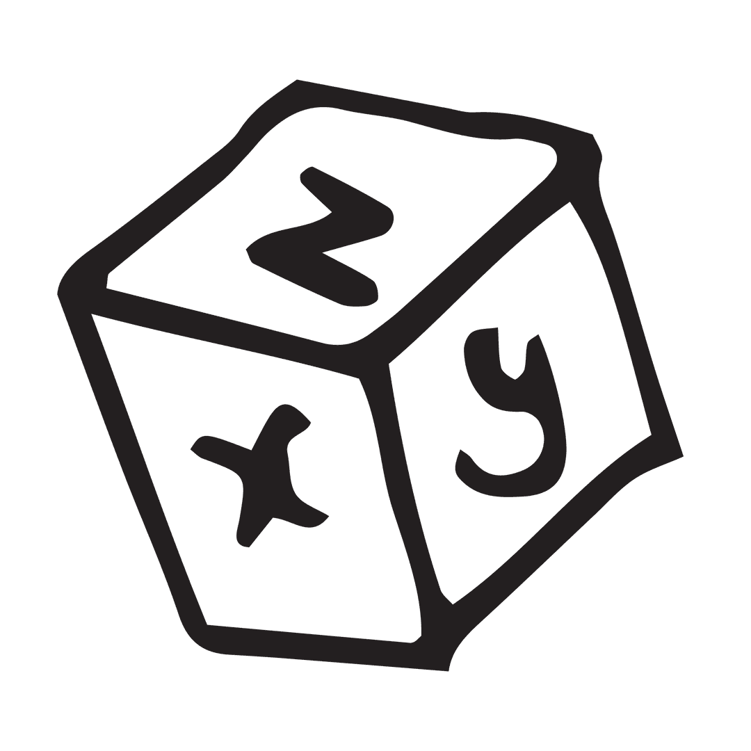 Transparent Vector Alphabet Letters on Cube