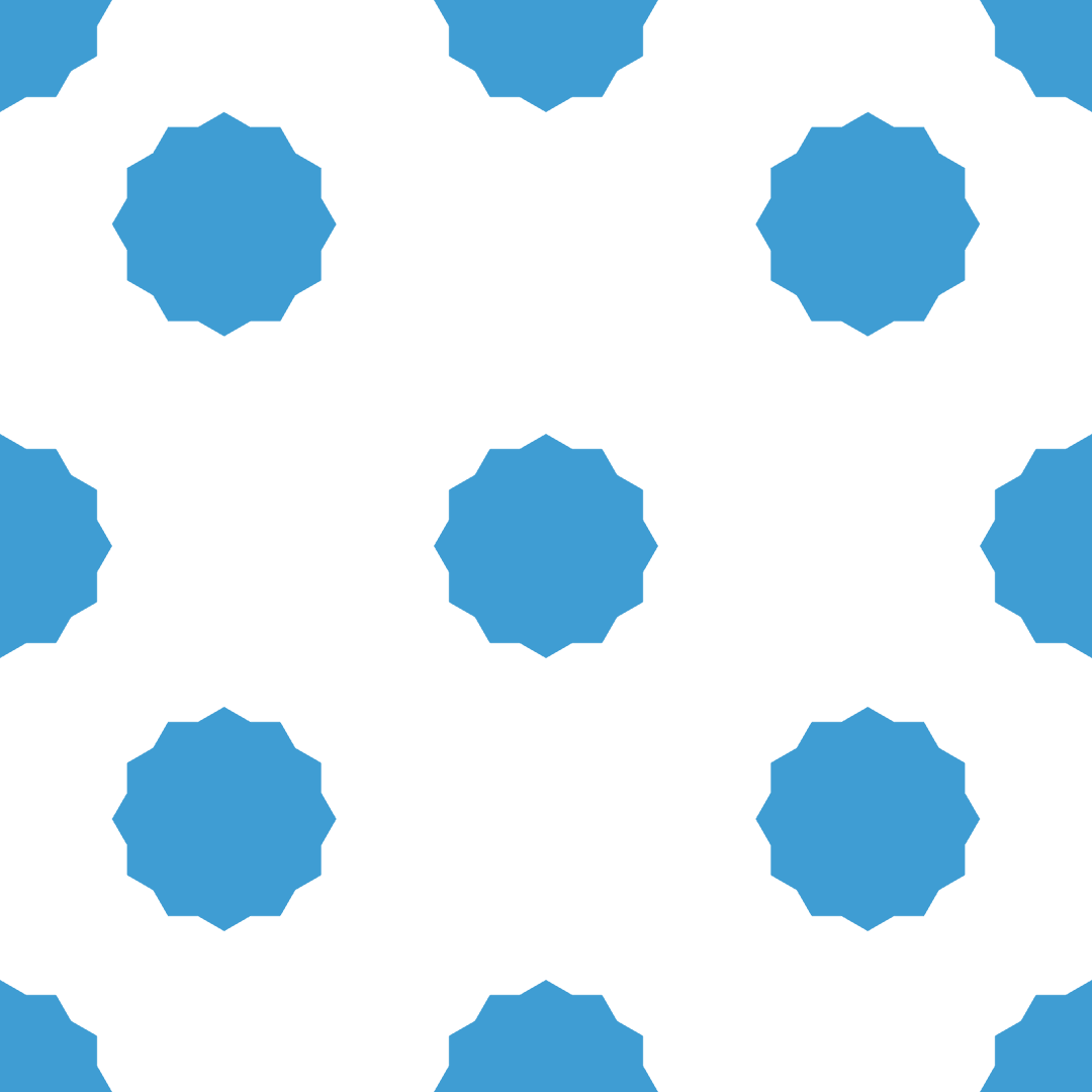 Seamless Blue Geometric Pattern on Transparent Clipart