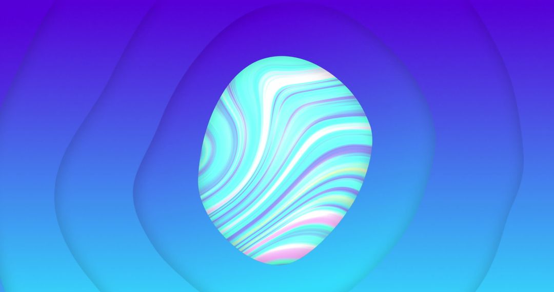 Vibrant Abstract Fluid Shapes on Gradient Background
