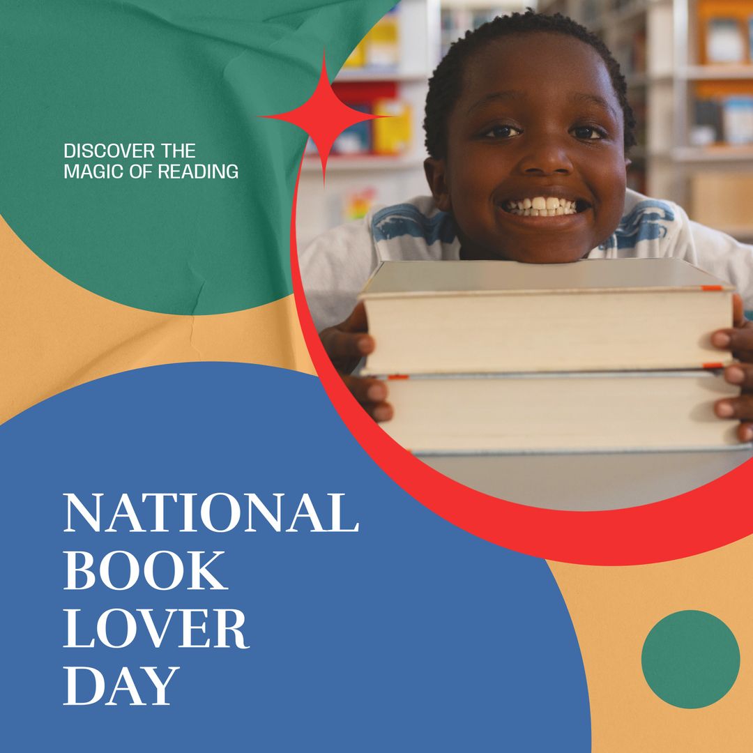 Celebrating National Book Lover Day with Enthusiastic Young Reader