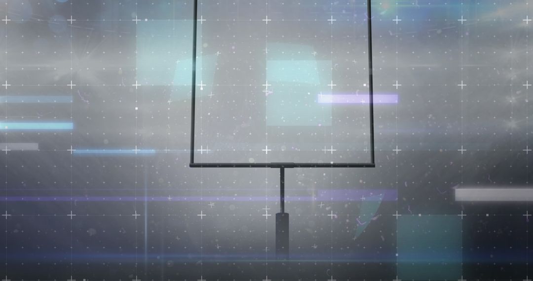 Digital Interference Display Over Sports Stadium