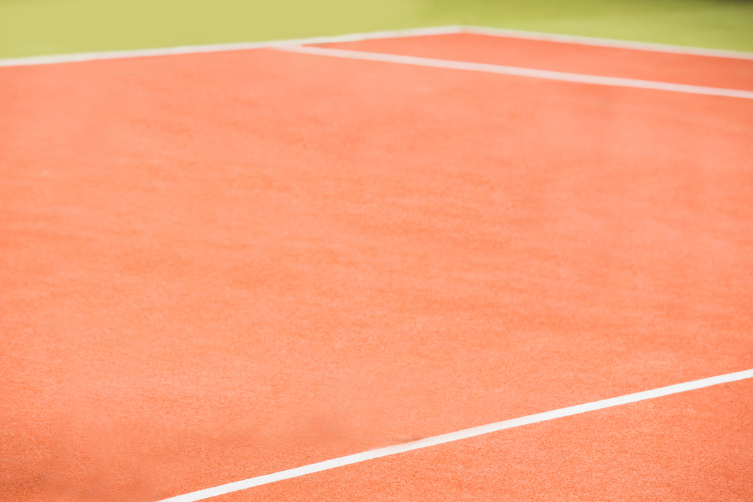 Transparent Red Clay Tennis Court Close-Up - Download Free Stock Images Pikwizard.com