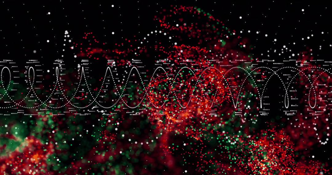 Complex Genetic Structures with Abstract Particle Imagery