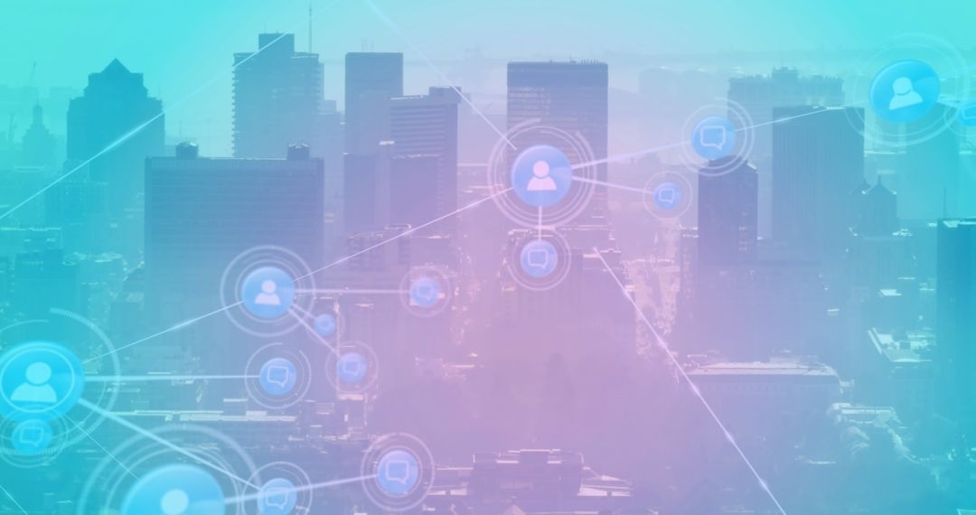 Global Networking Over Digital Cityscape