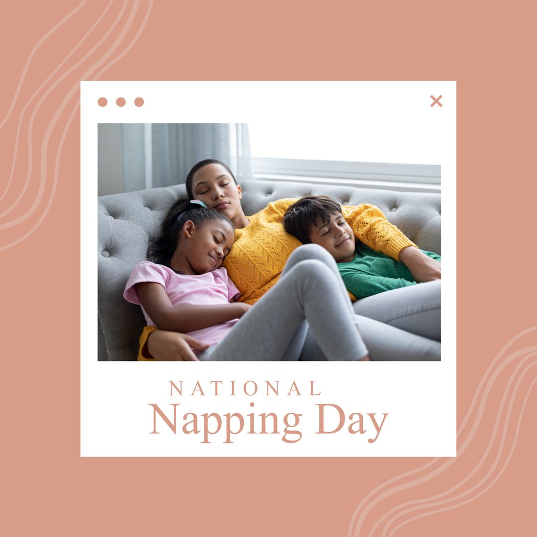 Relaxing National Napping Day Family Togetherness
