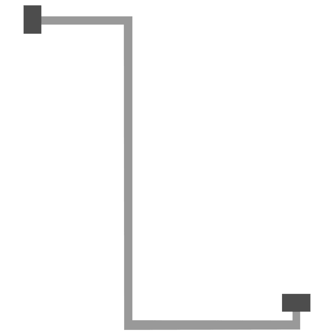 Transparent Architectural Angle with Right Line Contrast