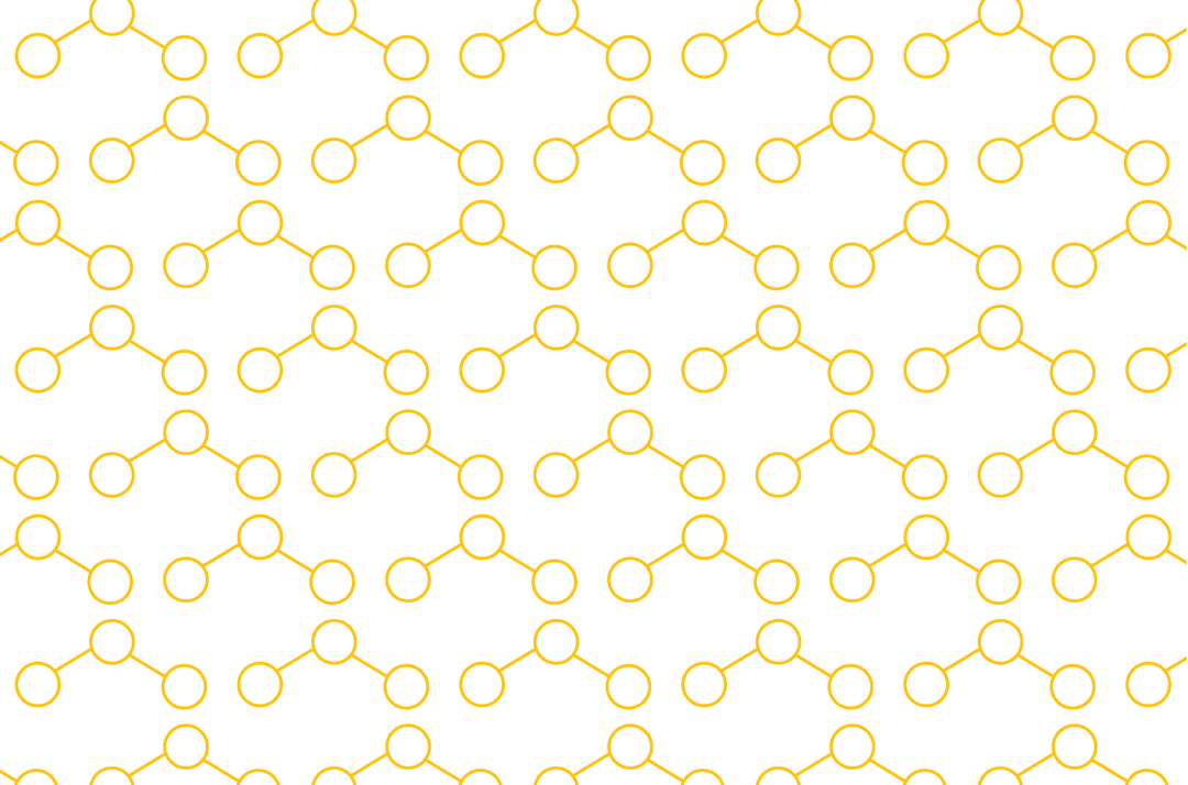 Geometric Yellow Pattern on Transparent Background Mockup