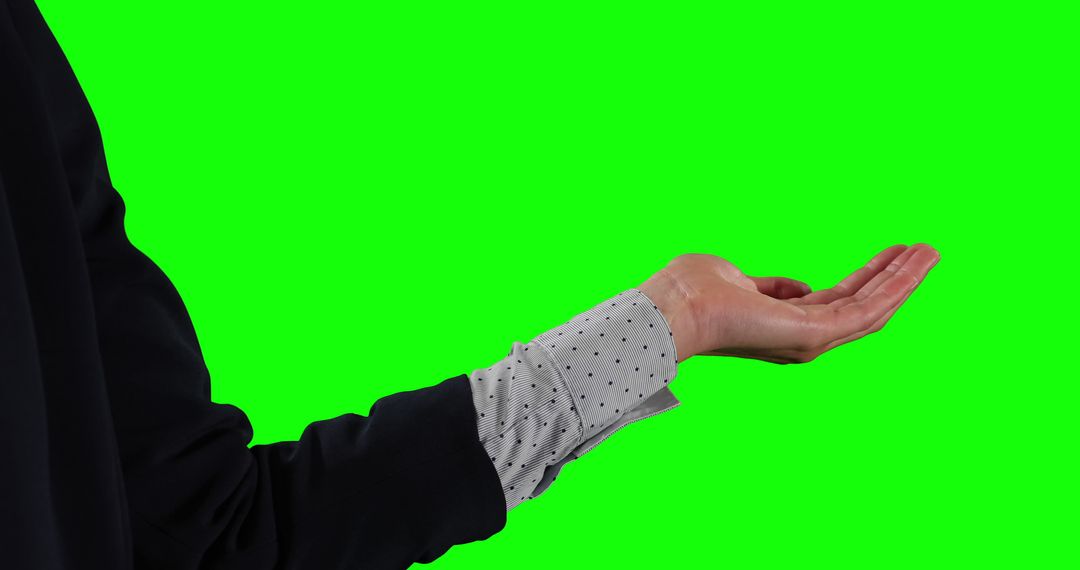 Close-Up of Businessperson's Hand Gesturing on Green Background - Free Images, Stock Photos and Pictures on Pikwizard.com