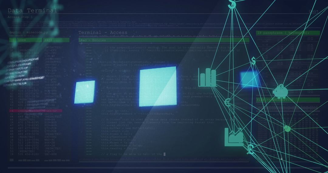 Futuristic Machine Learning Network with Programming Interface - Free Images, Stock Photos and Pictures on Pikwizard.com