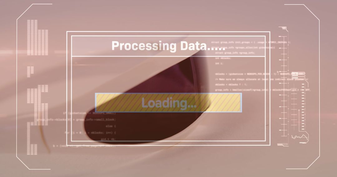 Digital Processing Screen Overlaying VR Headset Technology