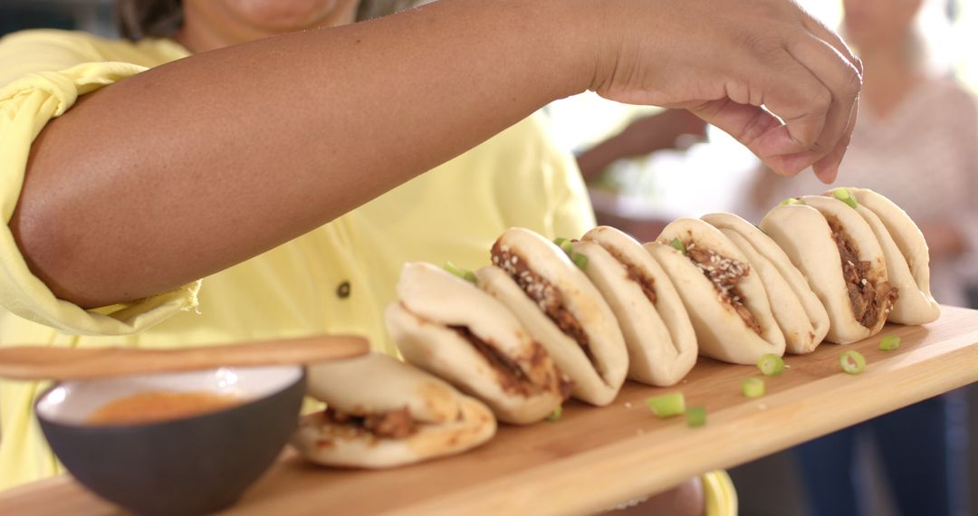 Serving Fresh Bao Buns for a Delightful Gathering