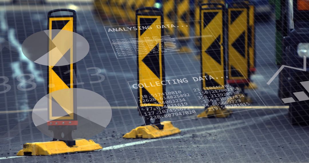 Innovative Data Processing Displays Over Highway