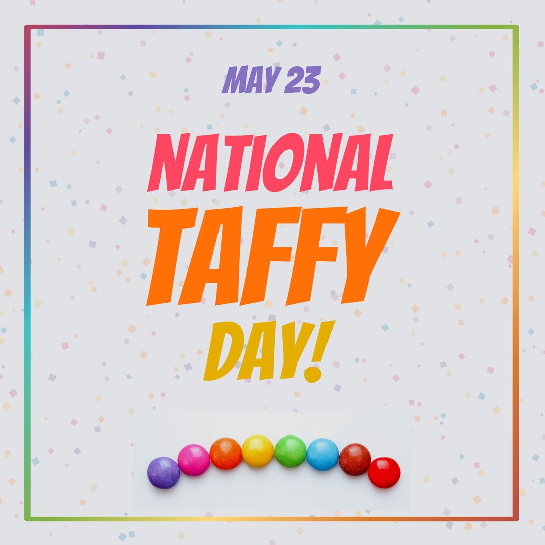 National Taffy Day Colorful Celebration Design