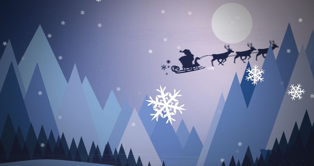 Magical Night Journey with Santa Claus and Reindeer