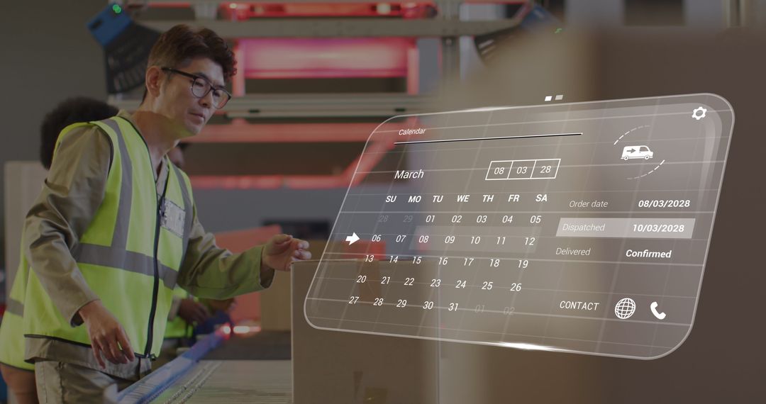 Innovative Technological Interface in Modern Warehouse Environment