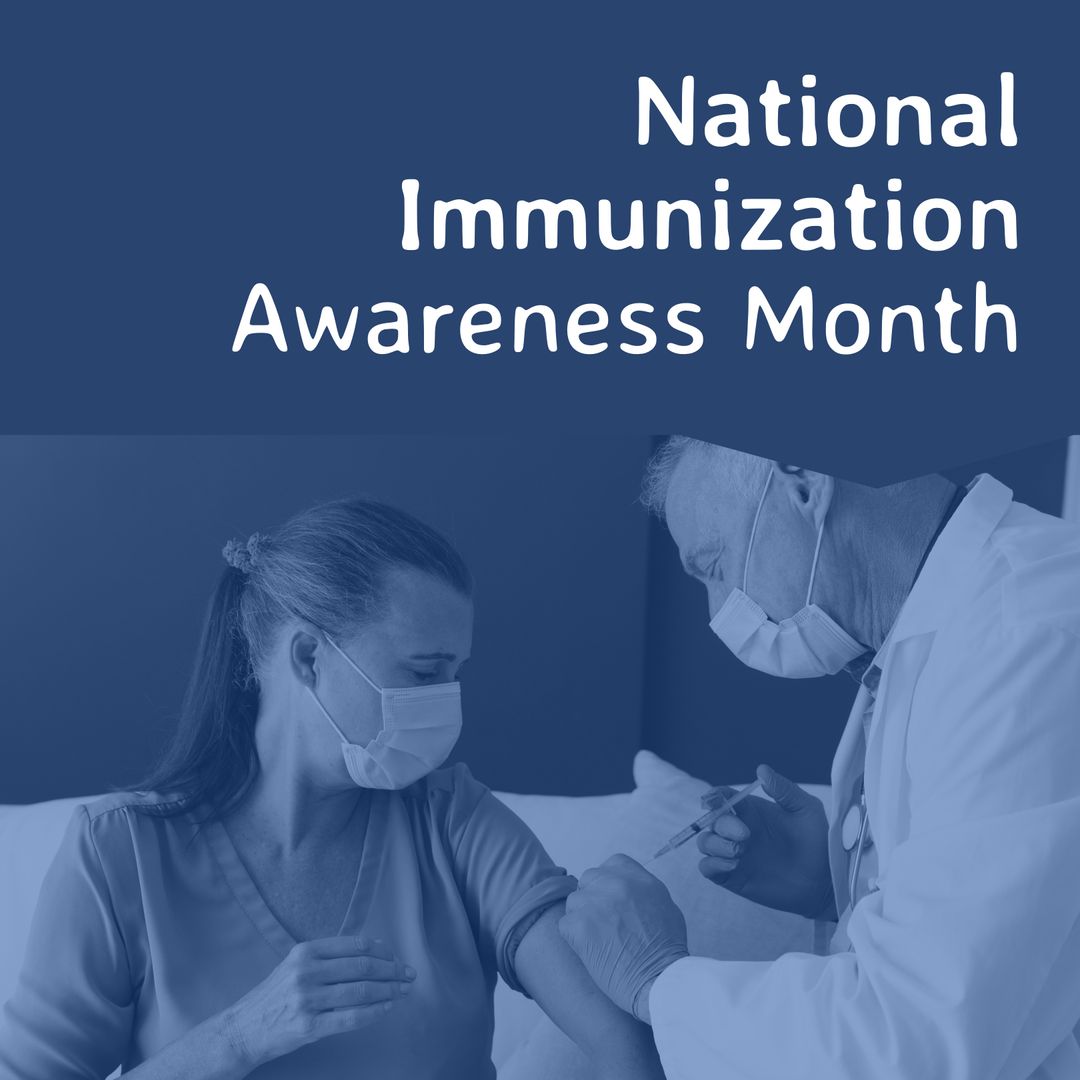 National Immunization Awareness with Doctor and Patient - Download Free Stock Templates Pikwizard.com