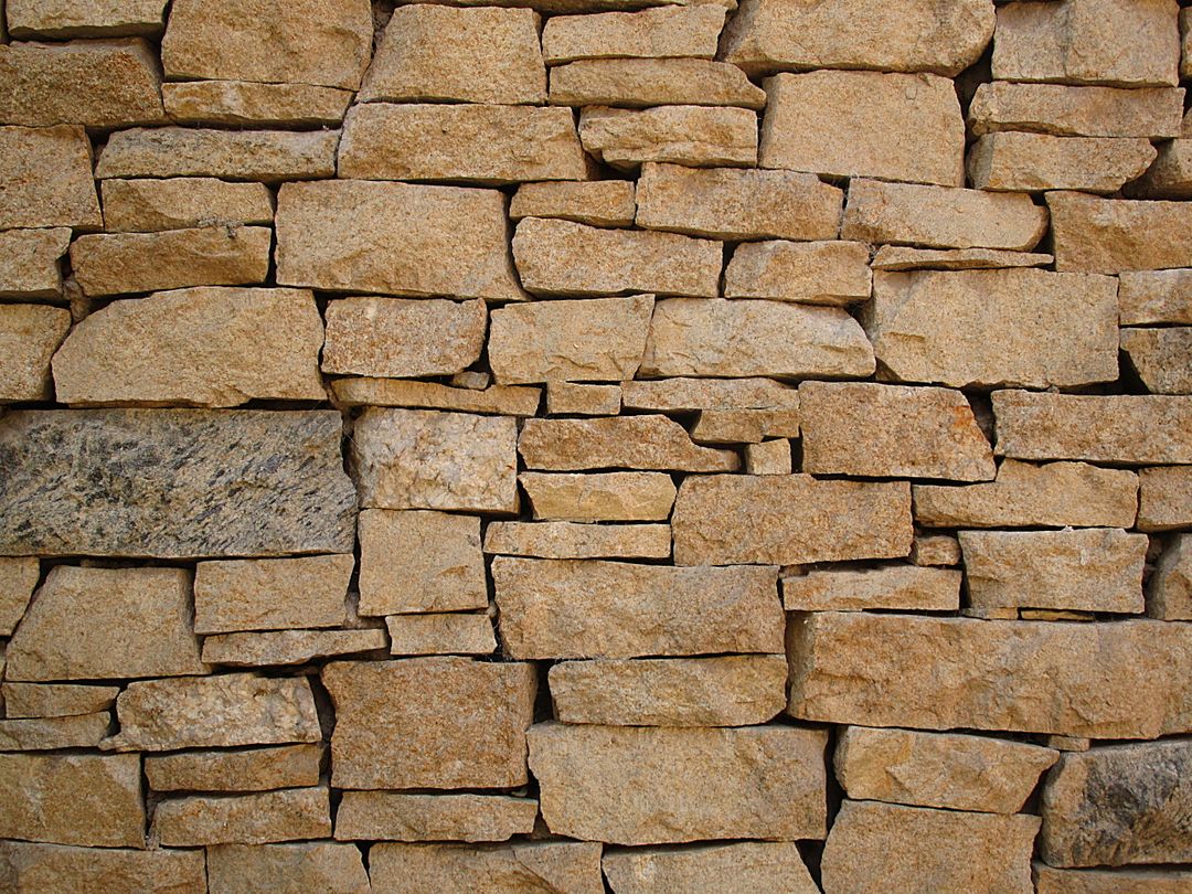 Close-up of Stone Brick Wall with Custom Shapes and Sizes - Free Images, Stock Photos and Pictures on Pikwizard.com
