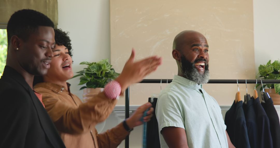 Groom Preparing with Friends Sharing Laughter and Joyful Moments