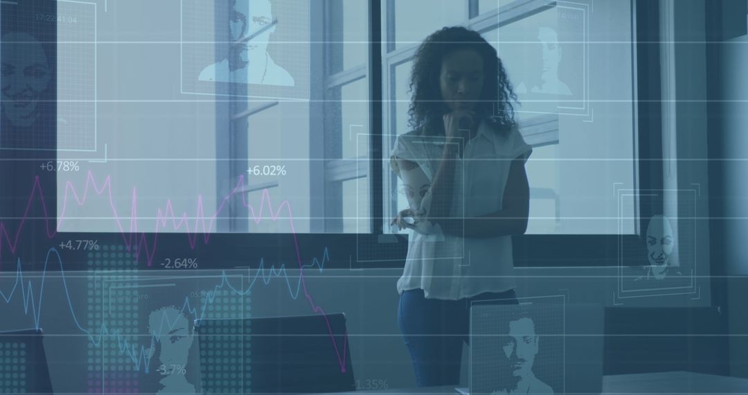 Young Professional Analyzing Data on Tablet