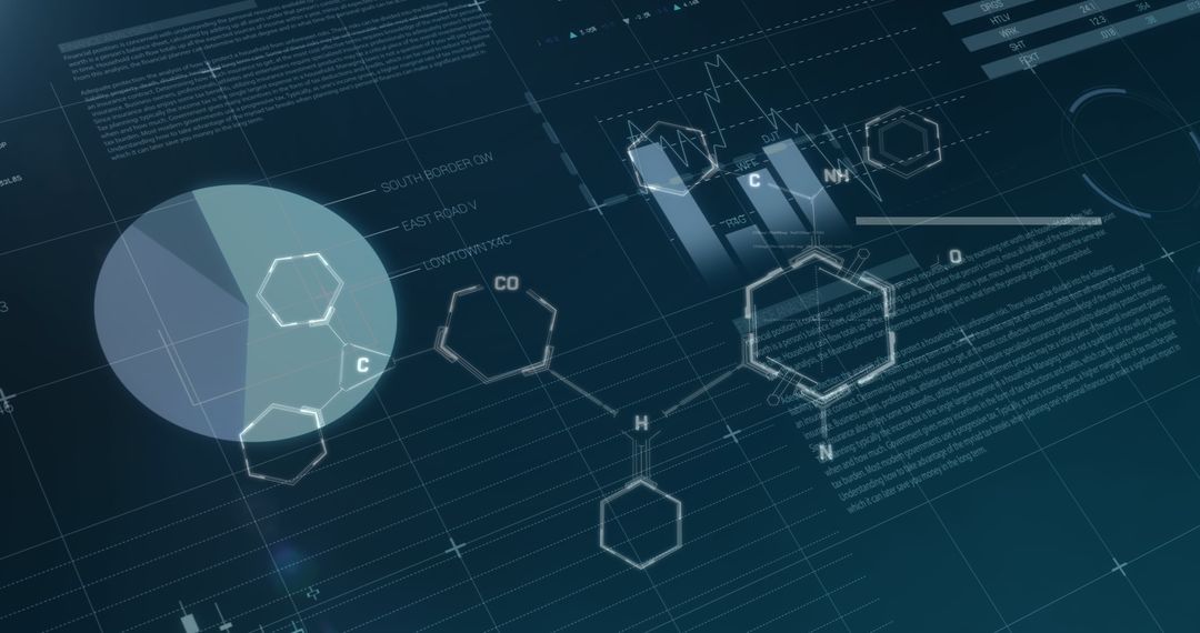 Chemical Structures Over Financial Analysis on Digital Interface
