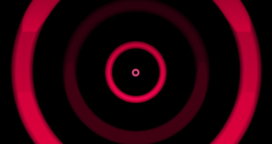 Dynamic Neon Circles and Vibrant Movement