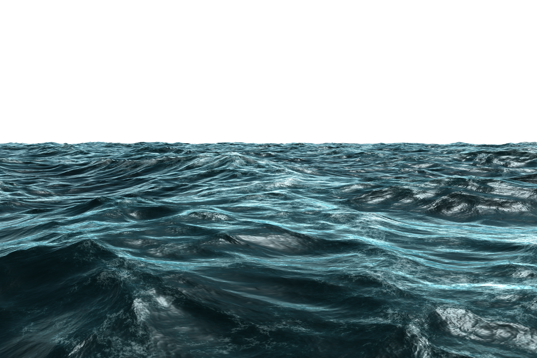 Transparent Deep Ocean Waves Isolated on Background - Download Free Stock Images Pikwizard.com