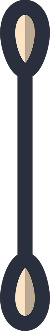 Minimalist Oar Design Illustration on Transparent Background