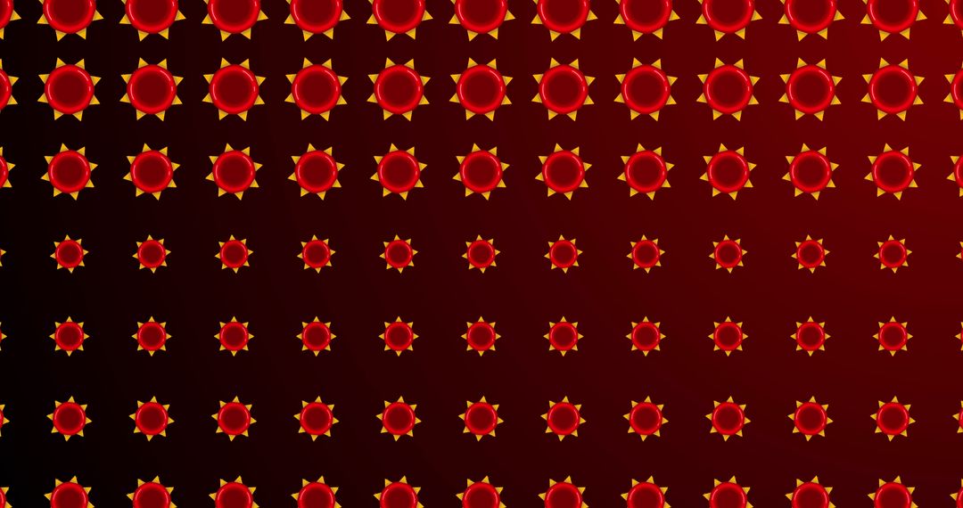 Abstract Red Pattern on Gradient Background with Flower-like Shapes - Free Images, Stock Photos and Pictures on Pikwizard.com