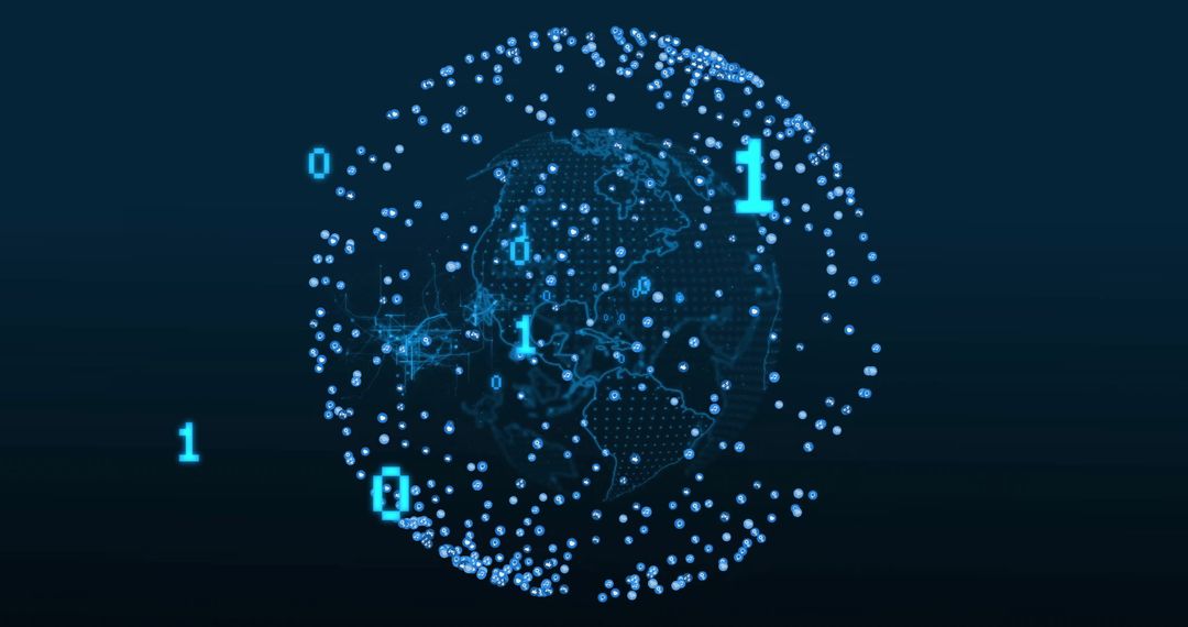 Global Digital Connections with Binary Code and Data
