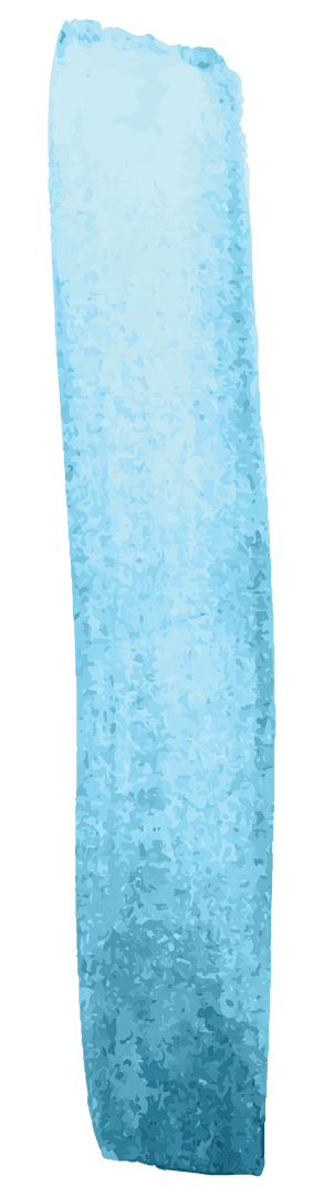 Transparent Abstract Blue Textured Brushstroke Illustration