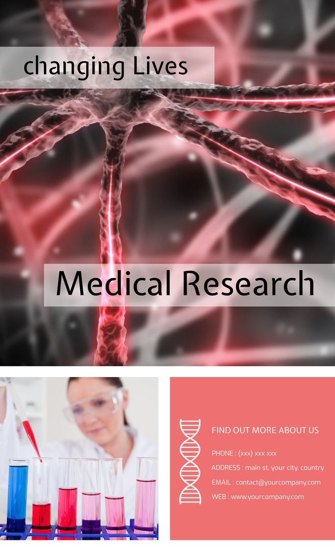 Neural Network Design for Medical Research Presentations - Download Free Stock Templates Pikwizard.com