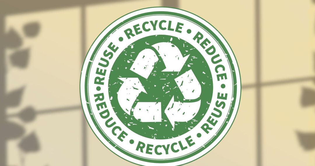 Eco-Friendly Iconography Embracing Reuse, Reduce, Recycle Principles