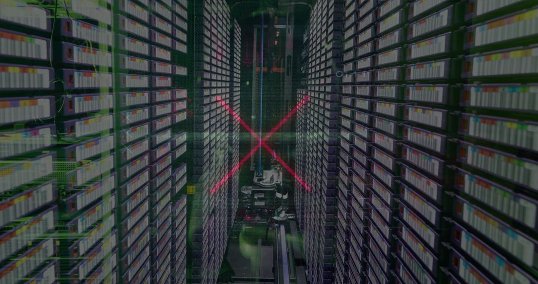 Futuristic Robotic Automation in Data Storage Facility