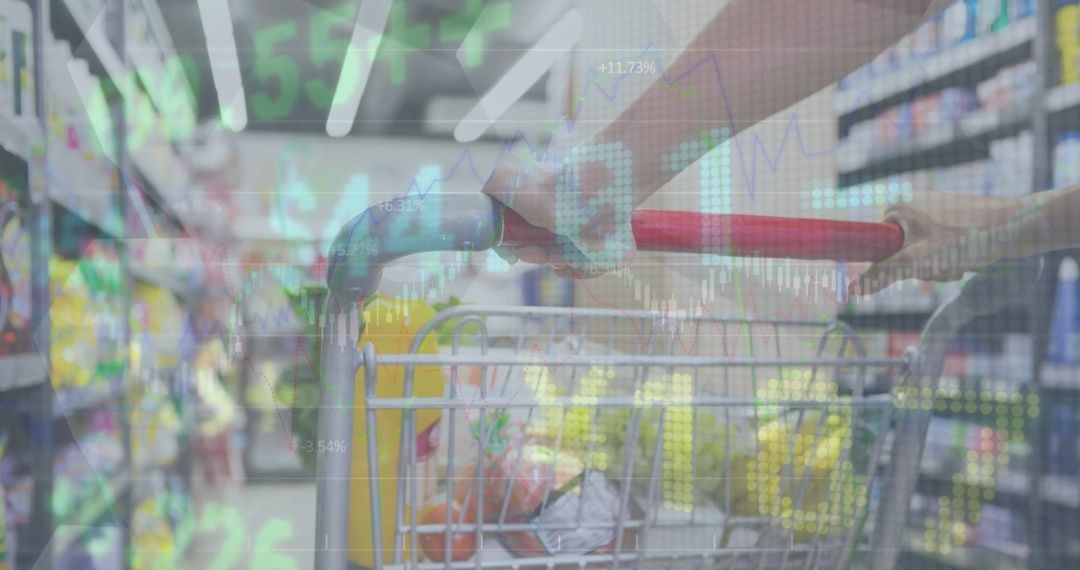 Shopping and Stock Market Insights in Grocery Store