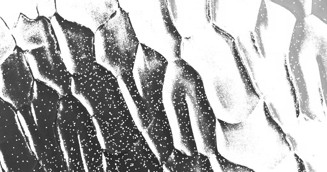 Dynamic Abstract Shapes with Snowflake Pattern Texture