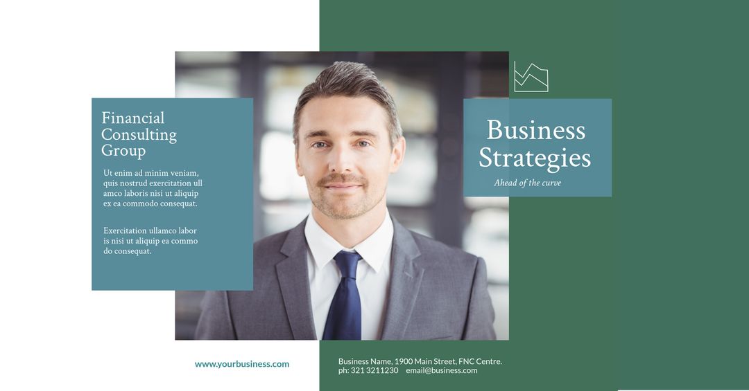 Confident Businessman Exemplifying Professionalism in Consulting