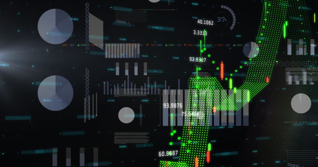 Digital Data Visualization with Trend Analysis and Interactive Charts