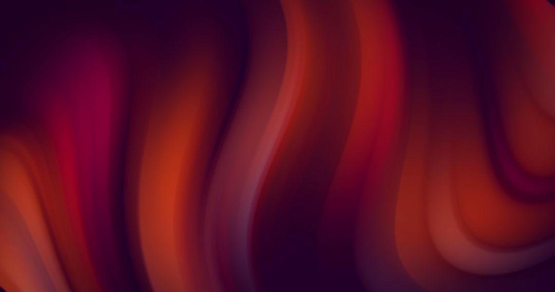 Abstract Flow of Red and Purple Digital Waves