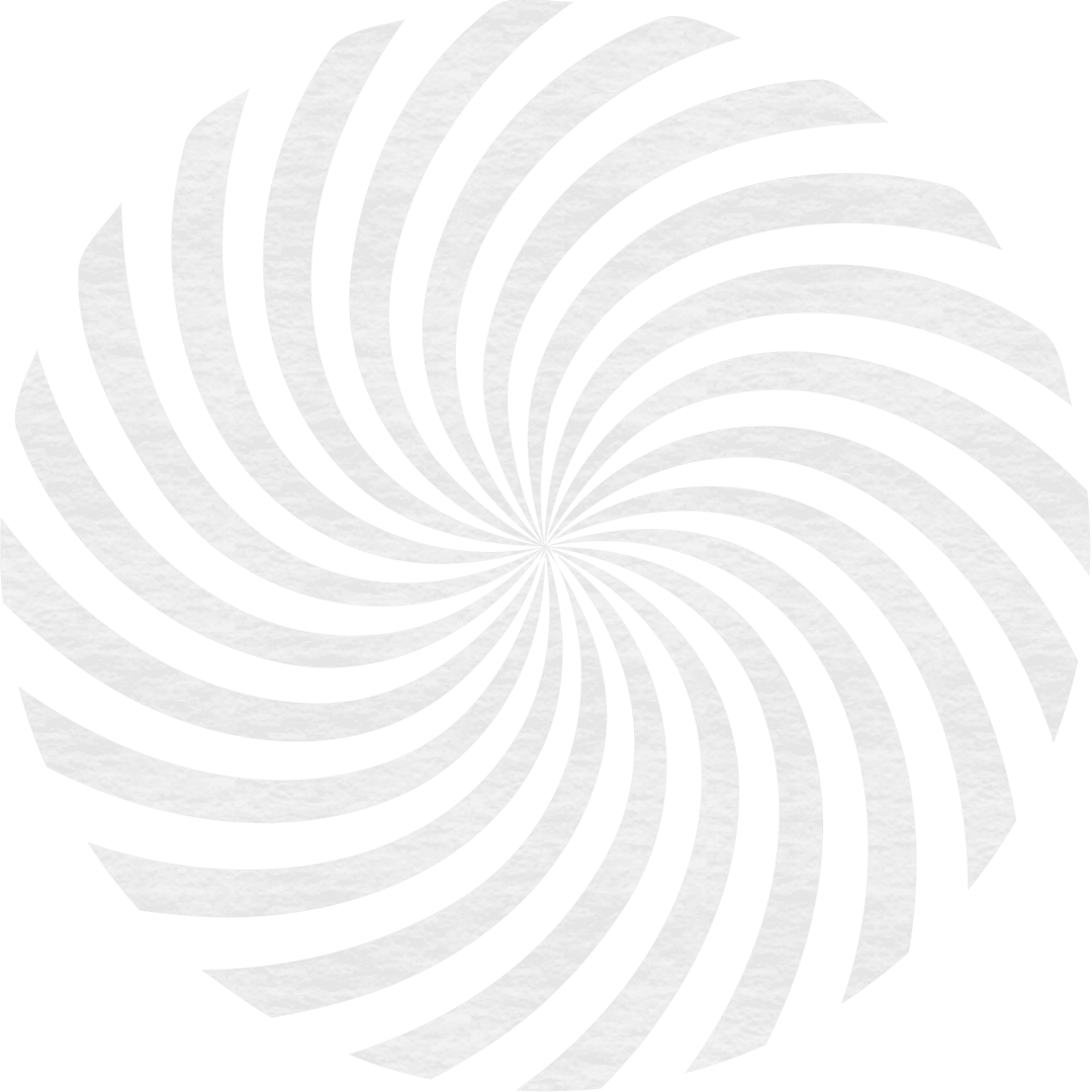 Abstract Spiral Pattern on Transparent Background, Vector Illustration