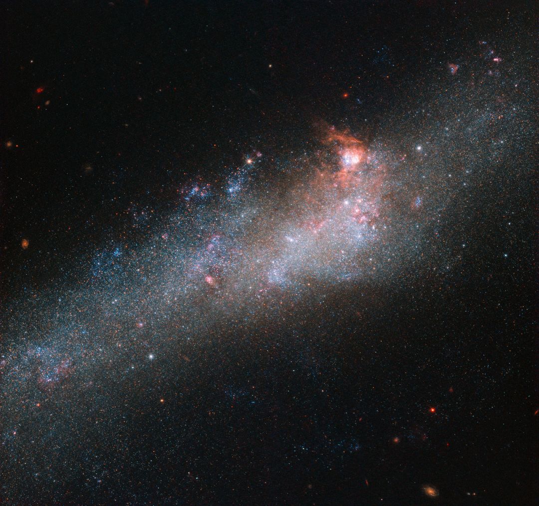 Bright Central Region of the Hockey Stick Galaxy NGC 4656 - Free Images, Stock Photos and Pictures on Pikwizard.com