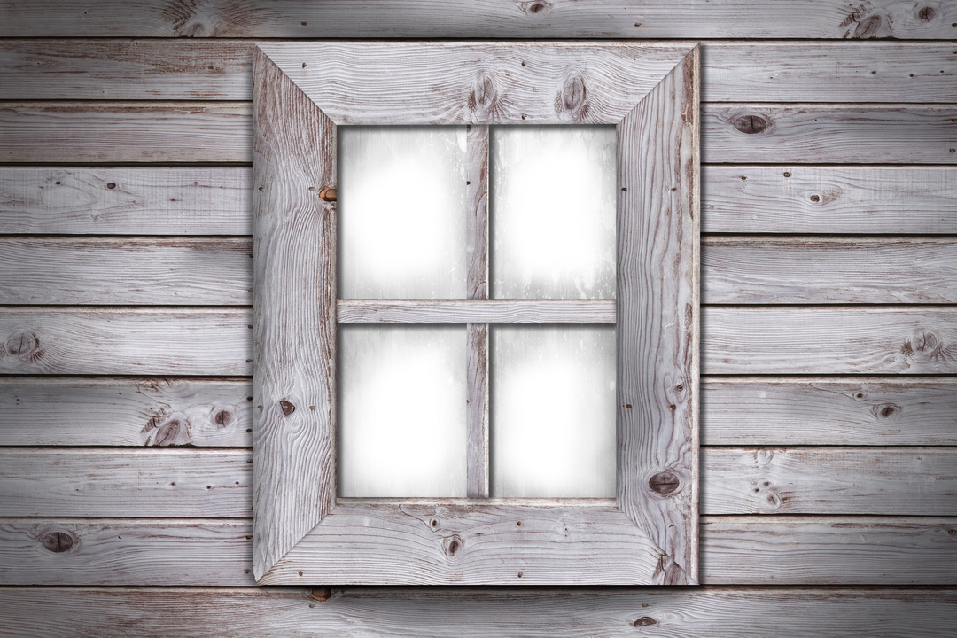 Rustic Wooden Window Frame on Transparent Background - Download Free Stock Images Pikwizard.com