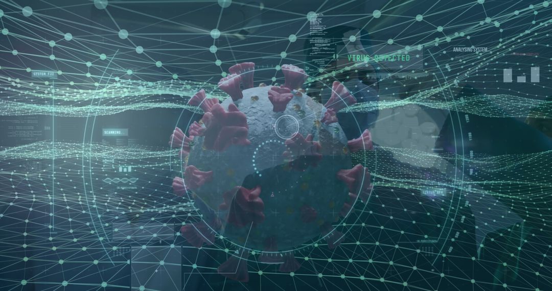 Futuristic Dashboard with 3D Coronavirus Visualization and Data Analytics