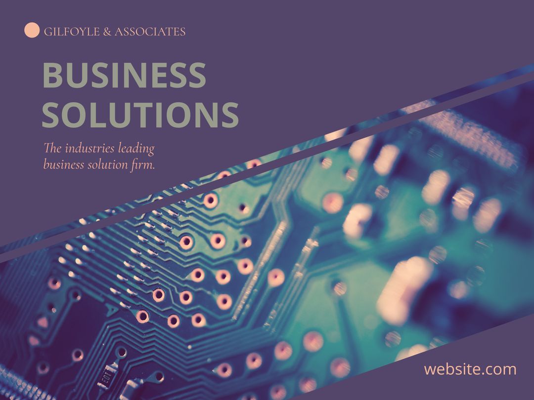 Business Solutions Firm Highlighting Technological Expertise