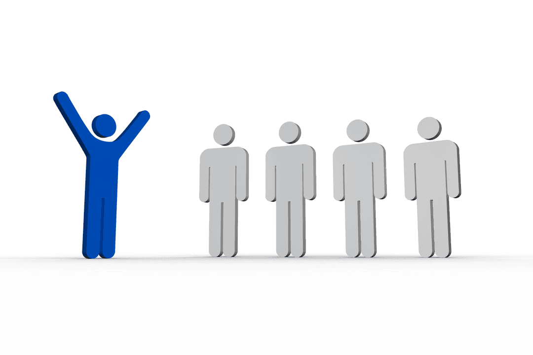 Leadership and Teamwork Concept on Transparent Background