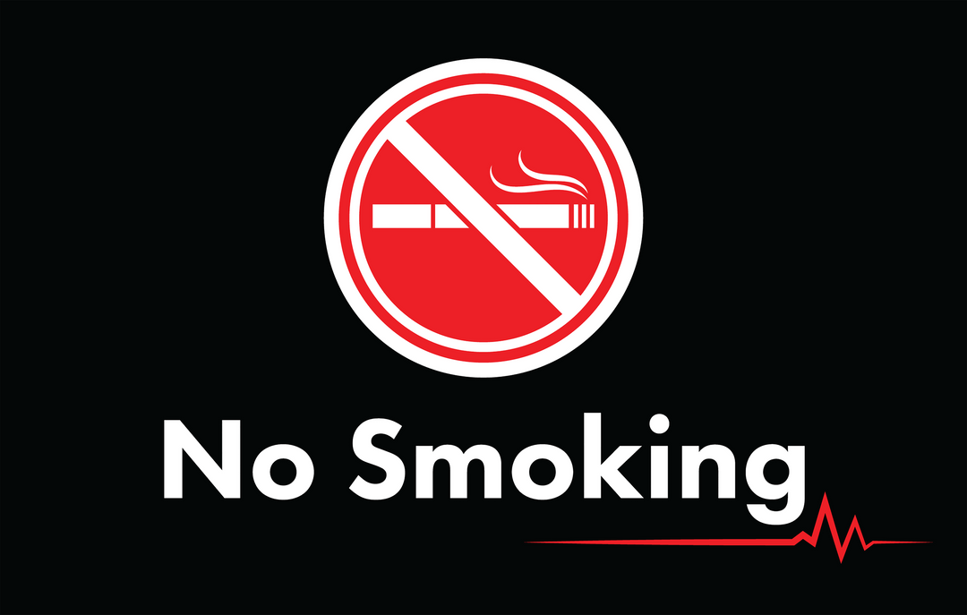 No Smoking Symbol and Text on Transparent Background - Download Free Stock Images Pikwizard.com