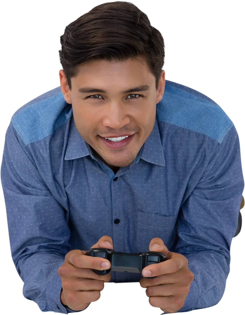 Transparent Portrait of Businessman Enjoying Video Game Leisure Time - Download Free Stock Images Pikwizard.com