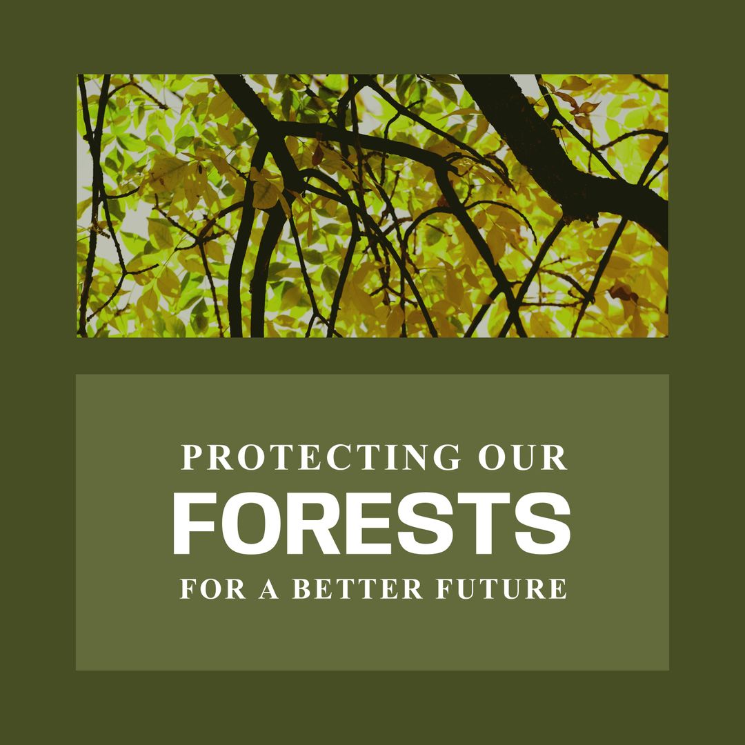 Protecting Our Forests for a Brighter Future Poster Design - Download Free Stock Templates Pikwizard.com