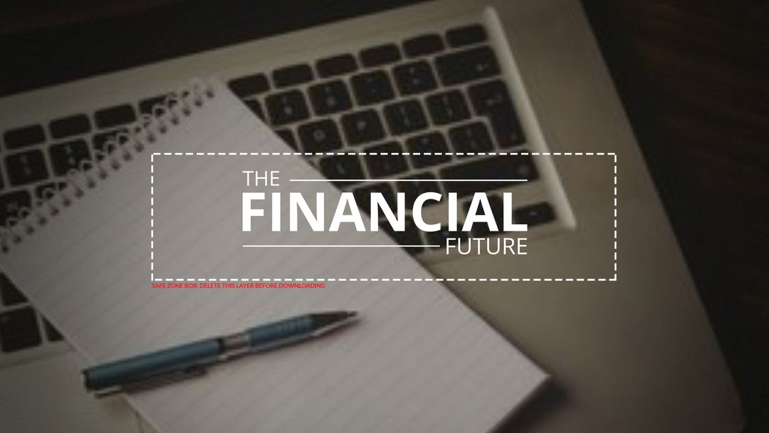 Financial planning concept with laptop and notepad